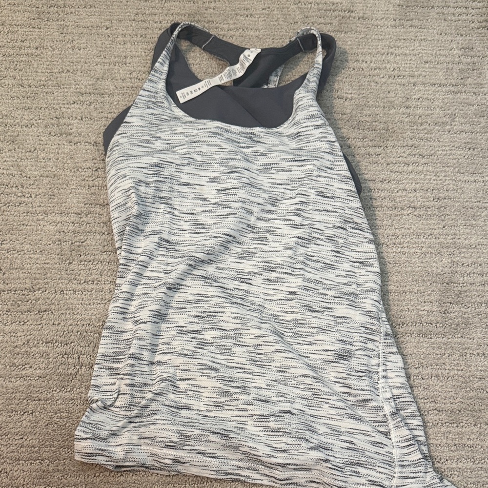 Lululemon Athletica Black and White Women's Tank Top